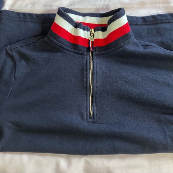 💜2FOR$17 Tommy Hilfiger Quarter-Zip Long Sleeve Shirt - Picture 6 of 11